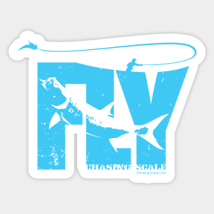 Chasing Scale: "Tarpon on the Fly" Sticker